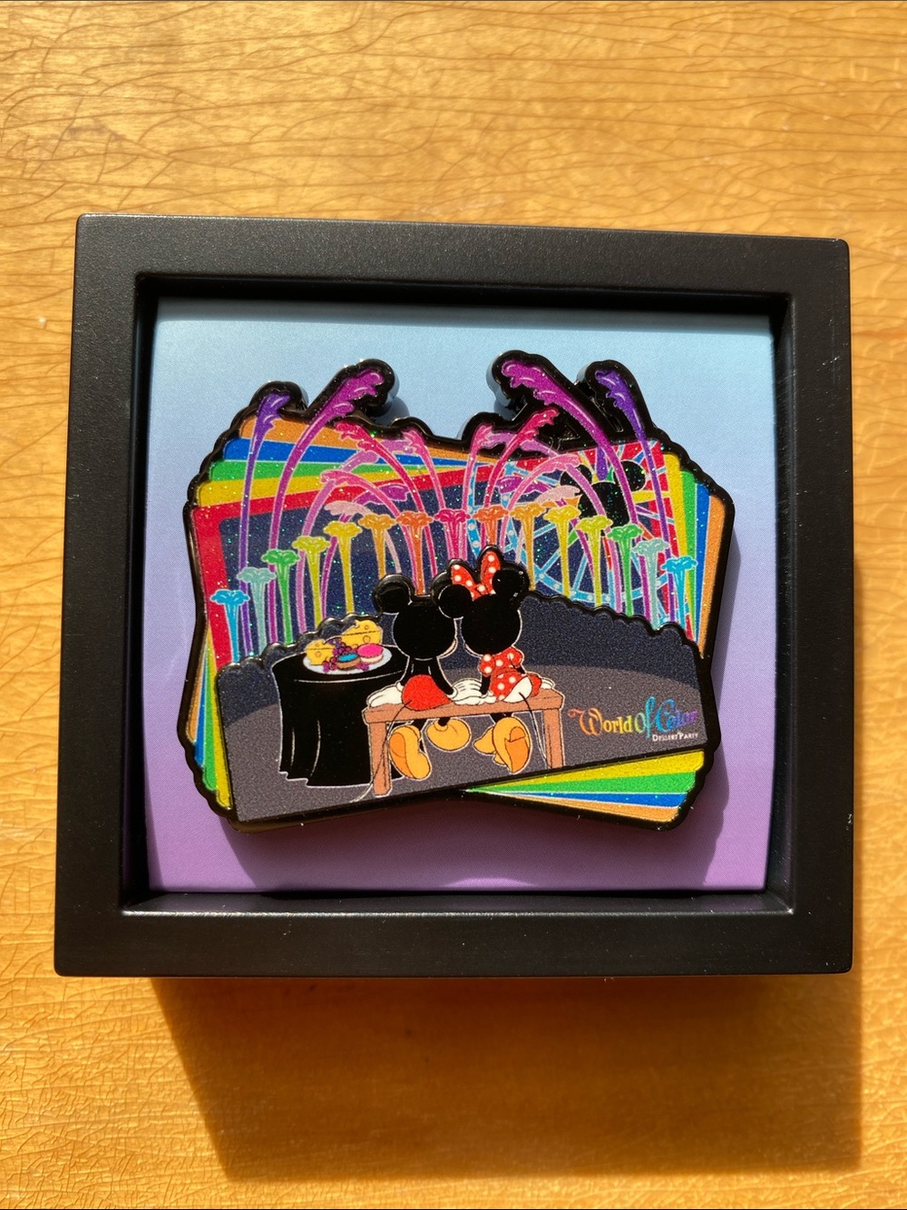 NIB Disney World of Color Dessert Party FiGPiN Enamel Pin - Glitter Rare
